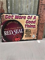 Black Cherry Red Seal tin sign
