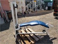 Leg Curl Machine -Cushions Worn