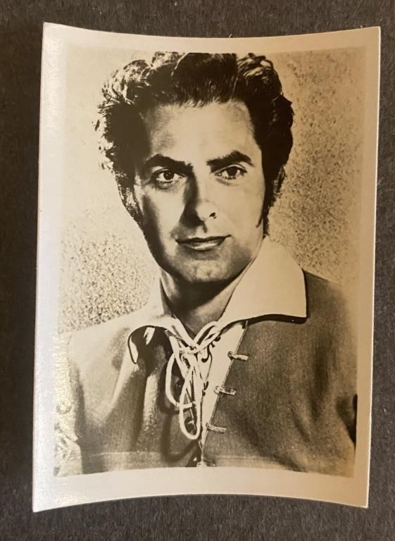 TYRONE POWER: Antique Tobacco Card (1951)