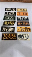 1950s cereal premium metal license plates