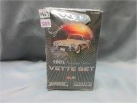 1991 Vette set collector cards sealed packs
