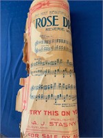Mystery Roll of Vintage Sheet Music