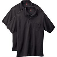 Hanes Men's Short-Sleeve Jersey Pocket Polo (Pack