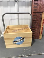 Blue Moon wood condiment carrier