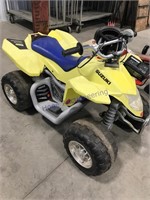 Suzuki toy 4-wheeler w/ charger, untested