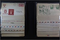 US Stamps 1930s-1940s First Day Covers in White Ac