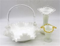 Fenton Glass Silver Crest and Gold Crest Selection
