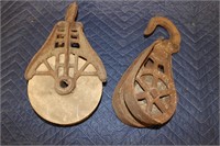 Wooden and Steel Pulley