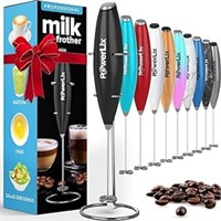 PowerLix Powerful Handheld Milk Frother With