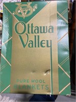 OTTAWA VALLEY PURE WOOL BLANKET -NEW IN THE BOX