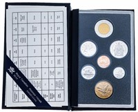 RCM 1997 Specimen Coin Set Blue Case Book Style W/