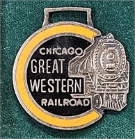Chicago Great Western Railroad Key Fob