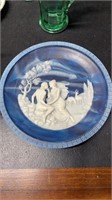 Vintage Blue Cameo The Isle Of Circle Limited Edit
