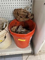 Bucket of cabinet handles