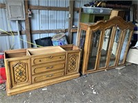 Stanley Furniture China Cabinet 2 Piece
