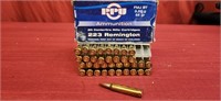 PPU 223 Remington 55 gr. Cartridges, Qty 37