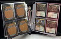 Magic cards in binder