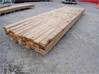Qty Of 2 In. x 4 In. x 12 Ft. Low Grade Western