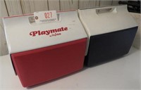(2) Coolers: Igloo playmates both in red and