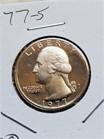 1977-S Clad Proof Washington Quarter