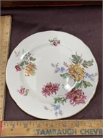 Autumn glory made in England floral plate