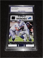 Barry Sanders 2017 Donruss GEM MT 10 Team Heros