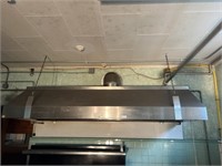 commercial SS vent hood 102"L x 36" W