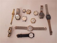 Collection of watches and parts