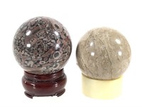 Crinoid Marble Sphere & Stone Sphere
