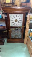 Antique seth Thomas clock with bird detail