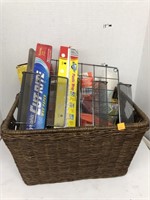 Basket of Kitchen Supplies