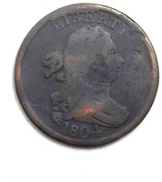 1804 Stems 1/2 Cent VG