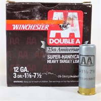 25Rds Winchester Double A 12ga  2-3/4" Shells