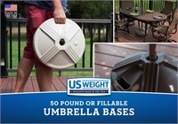 US Weight Durable Fillable Umbrella Base Designed