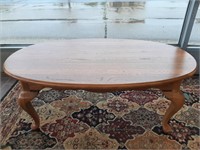 Modern Oval Wood Coffee Table