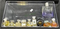 Assortment of miniature perfumes - anywhere from a