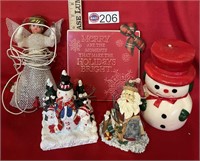 ANGEL TREE TOPPER & CHRISTMAS DECOR