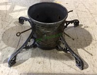 Large cast metal Christmas tree stand 10 inches