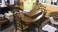 Dining room table and chair combo - large oval