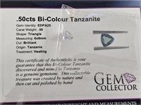 .50cts Bi-Colour Tanzanite