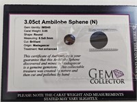 3.05ct Ambilobe Sphene (N)