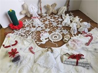 Crocheted Tree Ornaments & Angels