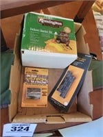 Remington black powder deluxe starter kit, etc.