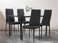Set of 4 BestOffice Black Chair DT-EE40