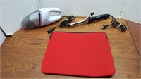 Vacuum / Curler Iron / Red Zipper Bag
