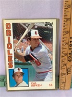 Cal Ripken large Orioles 1984 baseball card