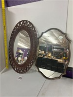 LOT OF VINTAGE MIRRORS