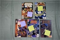 5 modern age DC & Marvel comic books; as is