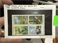 1924A MINT NH STAMP BLOCK 1981 WILDLIFE ISSUE