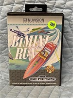 SEGA GENESIS BIMINI RUN GAME W/ ORIGINAL CASE &